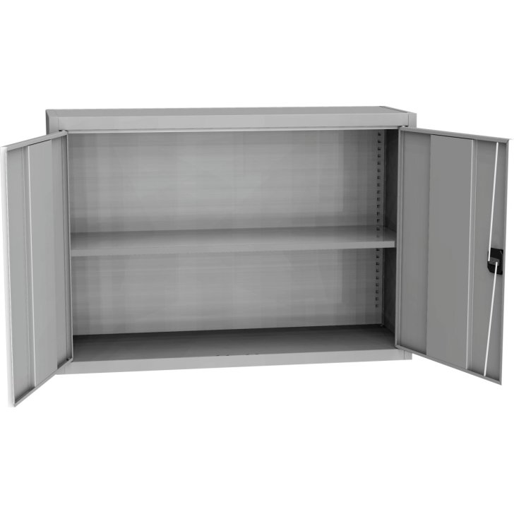 Universāls plauktu skapis ar tērauda durvīm