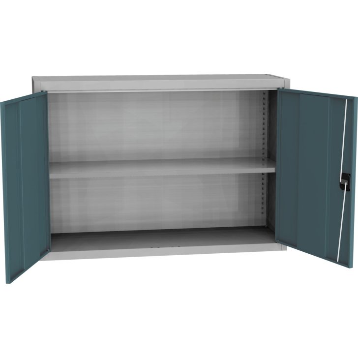 Universāls plauktu skapis ar tērauda durvīm