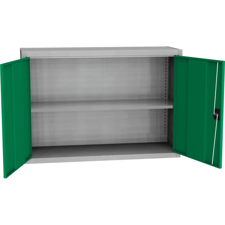 Universāls plauktu skapis ar tērauda durvīm