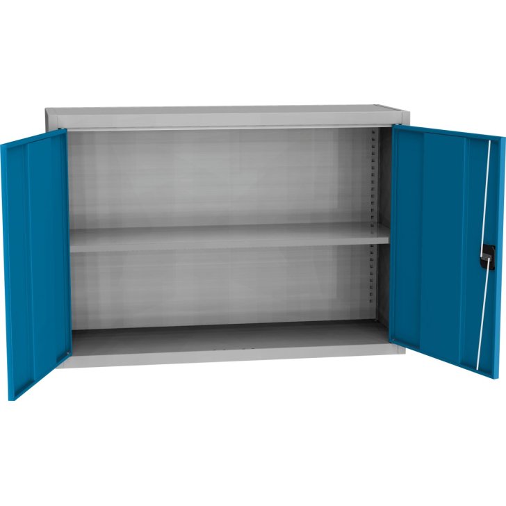 Universāls plauktu skapis ar tērauda durvīm