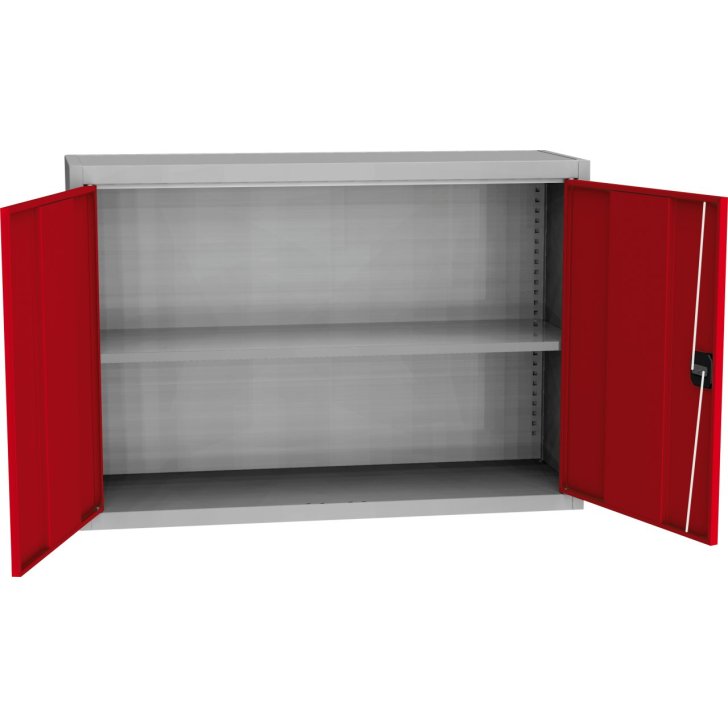 Universāls plauktu skapis ar tērauda durvīm