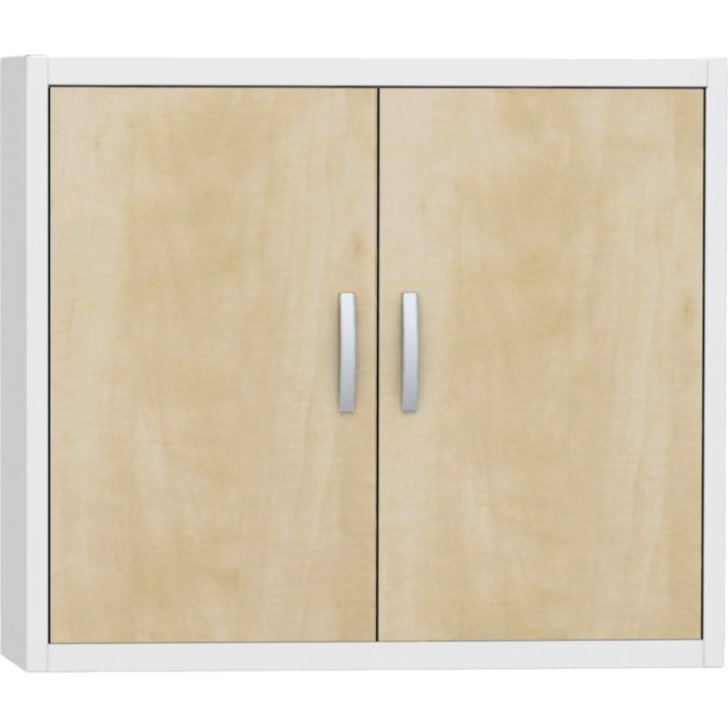 Universāls plauktu skapis ar lamināta durvīm