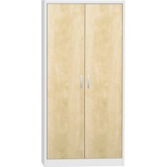 Universāls plauktu skapis ar lamināta durvīm