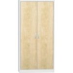 Universāls plauktu skapis ar lamināta durvīm