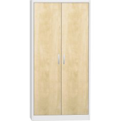 Universāls plauktu skapis ar lamināta durvīm 2