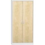 Universāls plauktu skapis ar lamināta durvīm