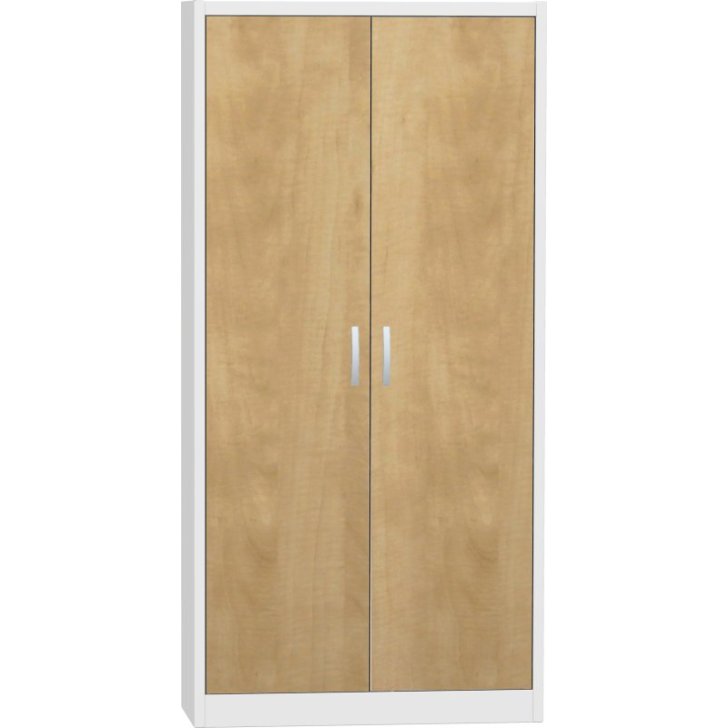 Universāls plauktu skapis ar lamināta durvīm