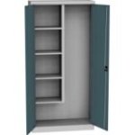 Universāls plauktu skapis ar tērauda durvīm