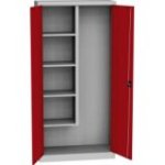 Universāls plauktu skapis ar tērauda durvīm