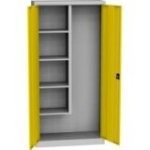 Universāls plauktu skapis ar tērauda durvīm