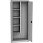 Universāls plauktu skapis ar tērauda durvīm