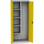 Universāls plauktu skapis ar tērauda durvīm