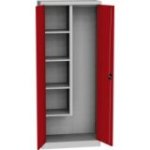 Universāls plauktu skapis ar tērauda durvīm