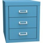 Atvilktņu biroja skapis A4