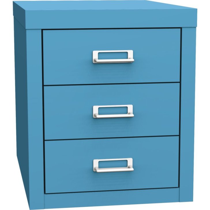 Atvilktņu biroja skapis A4