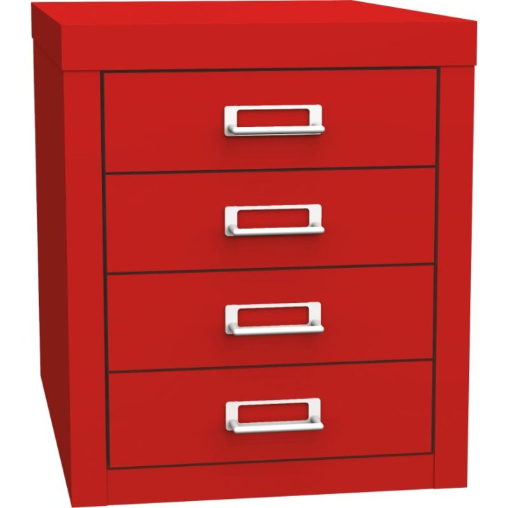 Atvilktņu biroja skapis A4