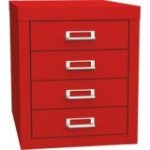 Atvilktņu biroja skapis A4