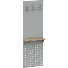 Sienas pakaramais ar plauktu