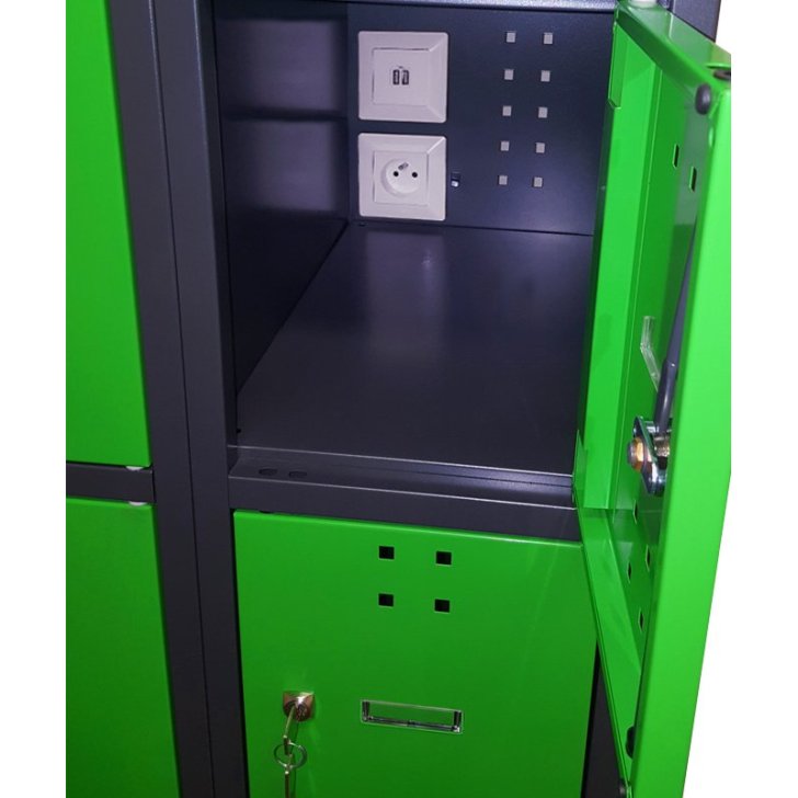 Skapītis mobilo ierīču uzlādēšanai ar USB portiem (mobilais, planšetdators, piezīmjdators)