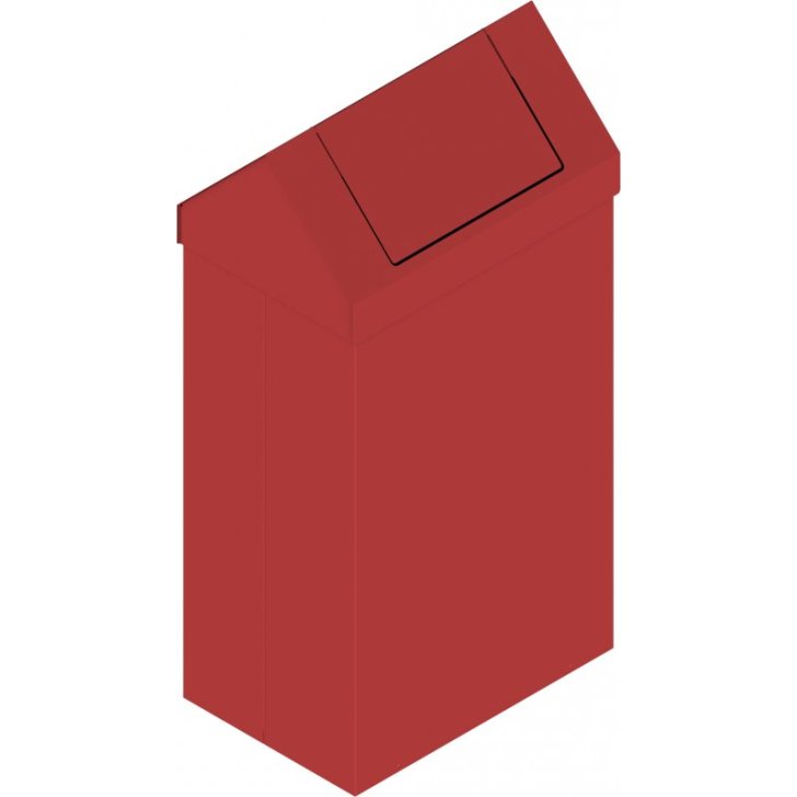 Atkritumu tvertne ar vāku