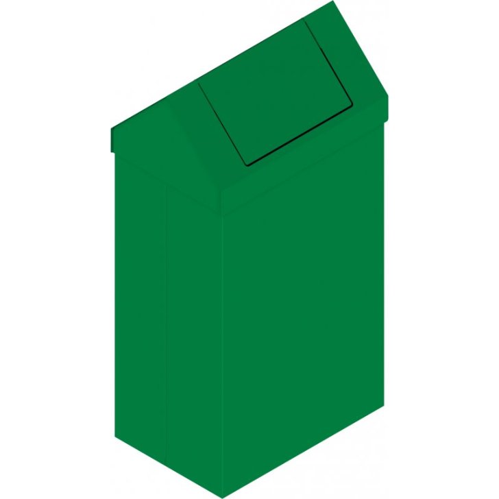 Atkritumu tvertne ar vāku