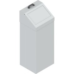 Atkritumu tvertne ar vāku