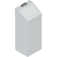 Atkritumu tvertne ar vāku 2