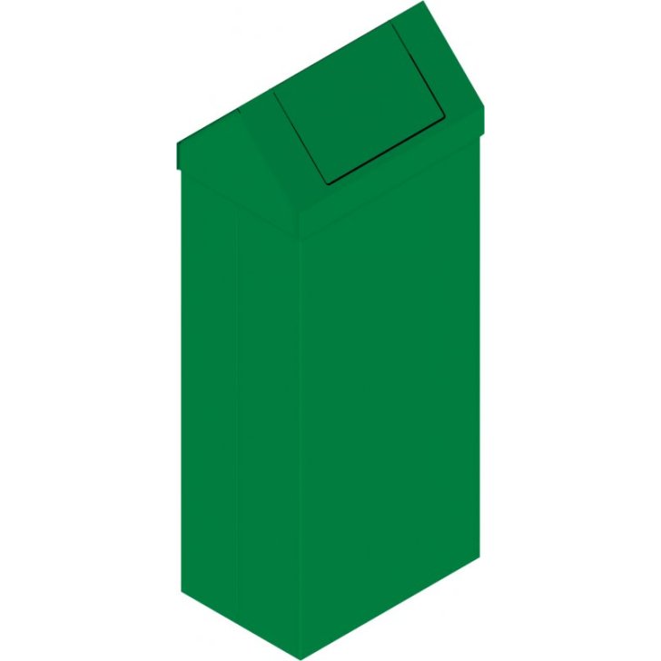 Atkritumu tvertne ar vāku