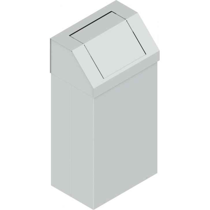 Atkritumu tvertne ar vāku