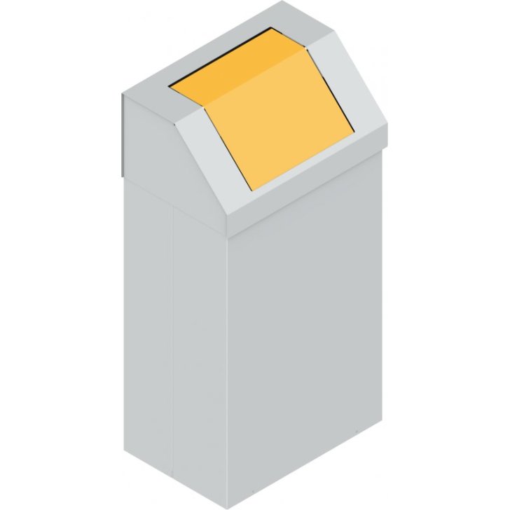 Atkritumu tvertne ar vāku