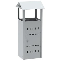 Āra atkritumu / atkritumu tvertne vispārējiem vai pārstrādātiem atkritumiem - 50L