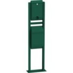 Grozs suņu ekskrementiem - ielikts statīvā