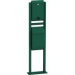 Grozs suņu ekskrementiem - ielikts statīvā