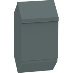 Suņu ekskrementu grozs - sienas vai stabu novietošana 2