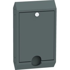 Slēdzams konteiners suņu ekskrementu maisiem - sienas vai stabu novietošanai 2