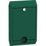 Slēdzams konteiners suņu ekskrementu maisiem - ievietots rāmī