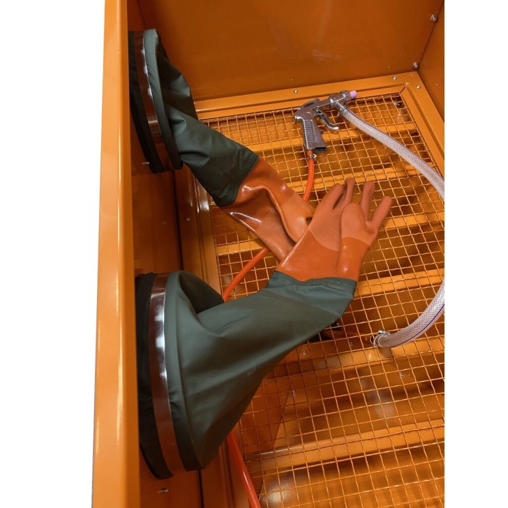 No augšas uzpildāms smilšu strūklas tīrītājs, 250 l