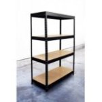 DRABEST metāla glabāšanas plaukts 180x120x50 cm, 4 lentynos, 250 kg