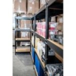 DRABEST metāla glabāšanas plaukts 180x120x50 cm, 4 lentynos, 250 kg