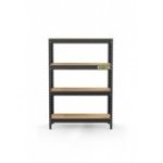 DRABEST metāla glabāšanas plaukts 180x120x50 cm, 4 lentynos, 250 kg