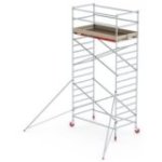 Mobilais alumīnija tornis RS ​​42 ar trīsstūrveida stabilizatoru - balsts (6,20 m)