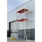 Mobilais alumīnija tornis RS ​​42 ar trīsstūrveida stabilizatoru - balsts (6,20 m)