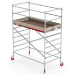 Mobilais alumīnija tornis RS ​​42 ar trīsstūrveida stabilizatoru - balsts (4,20 m)