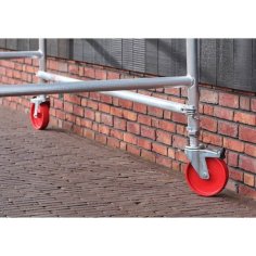 Mobilais alumīnija tornis RS ​​42 ar trīsstūrveida stabilizatoru - balsts (4,20 m) 2