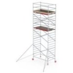 Mobilais alumīnija tornis RS ​​42 ar trīsstūrveida stabilizatoru - balsts (8,20 m)