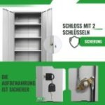 Tērauda skapis Stefan balts