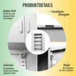 Tērauda skapis Stefan balts