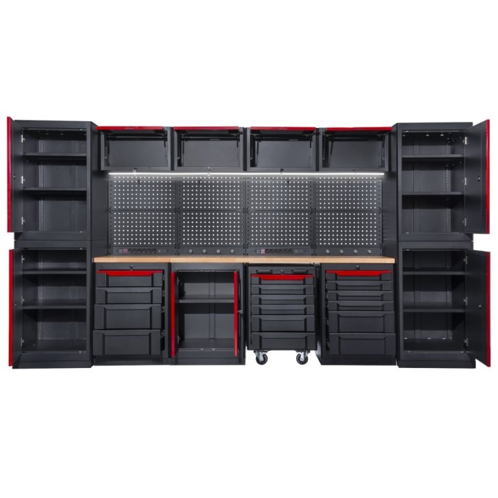 Darbnīcas mēbeļu komplekts 3720mm, 35 gab