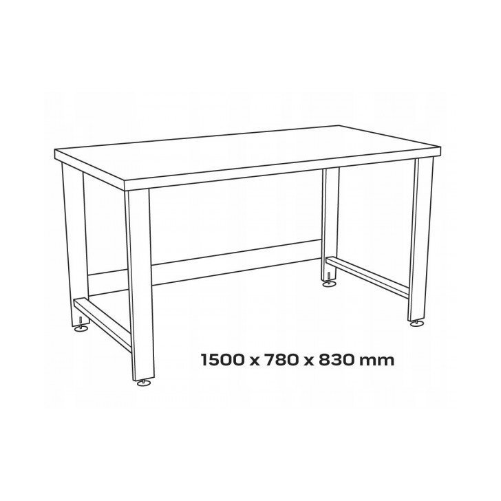 Darba galds 1500x780x830 mm