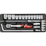 1/2" instrumentu komplekts, 25 gab.